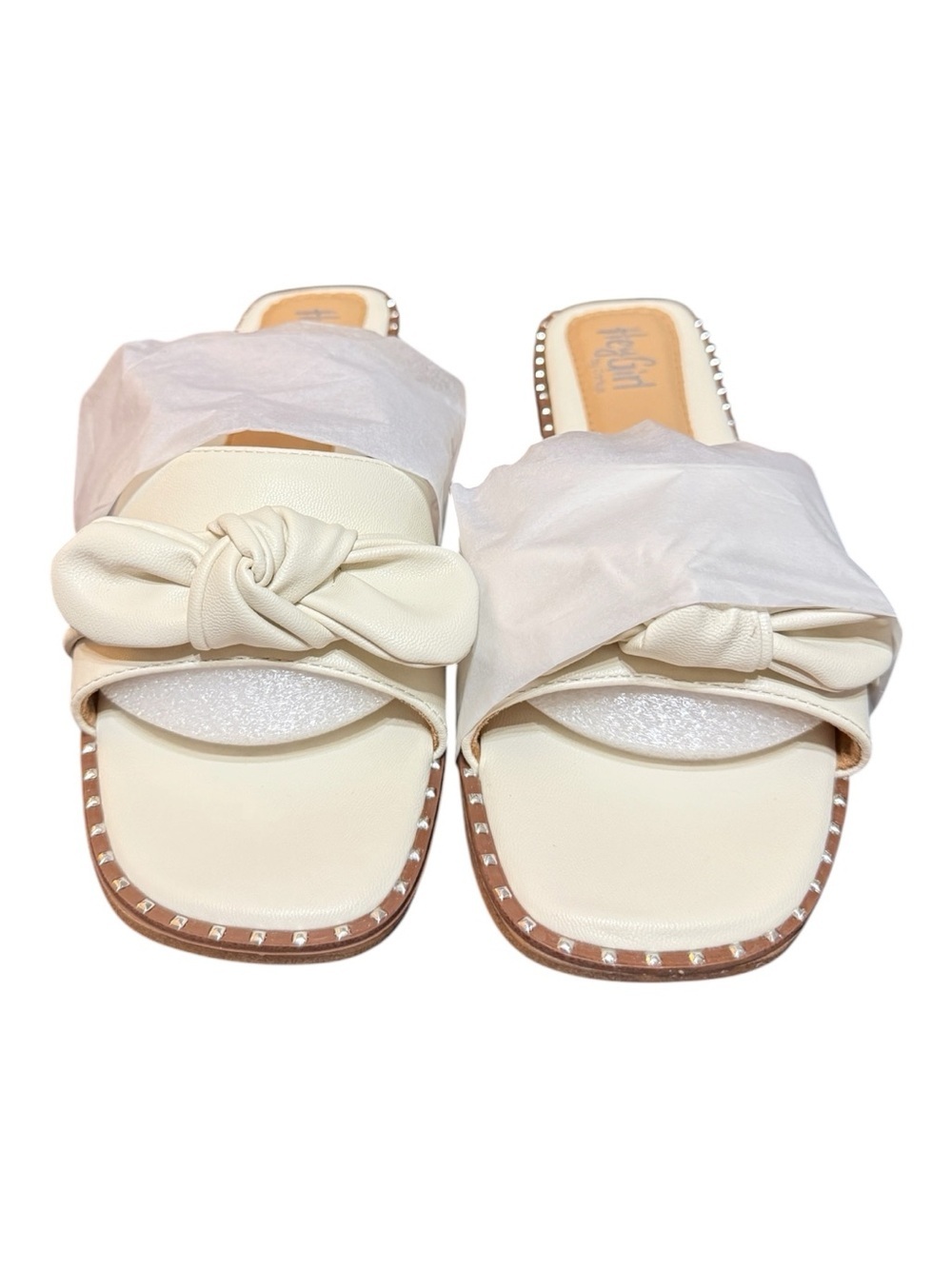 Corkys Clam Bake Slide Sandals Ivory Size 10 NIB